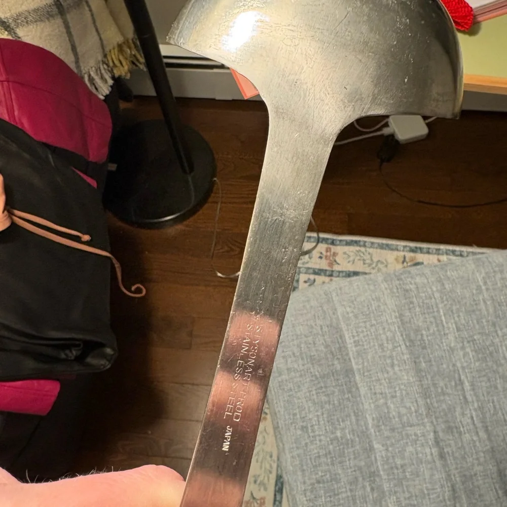 Elegant Silver Serving Ladle